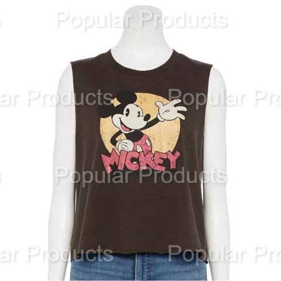 B2G1F! Disney |  Retro Mickey Mouse Boxy Tank - Picture 2 of 6